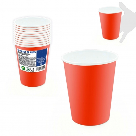Embalagem de copos descartáveis para festas