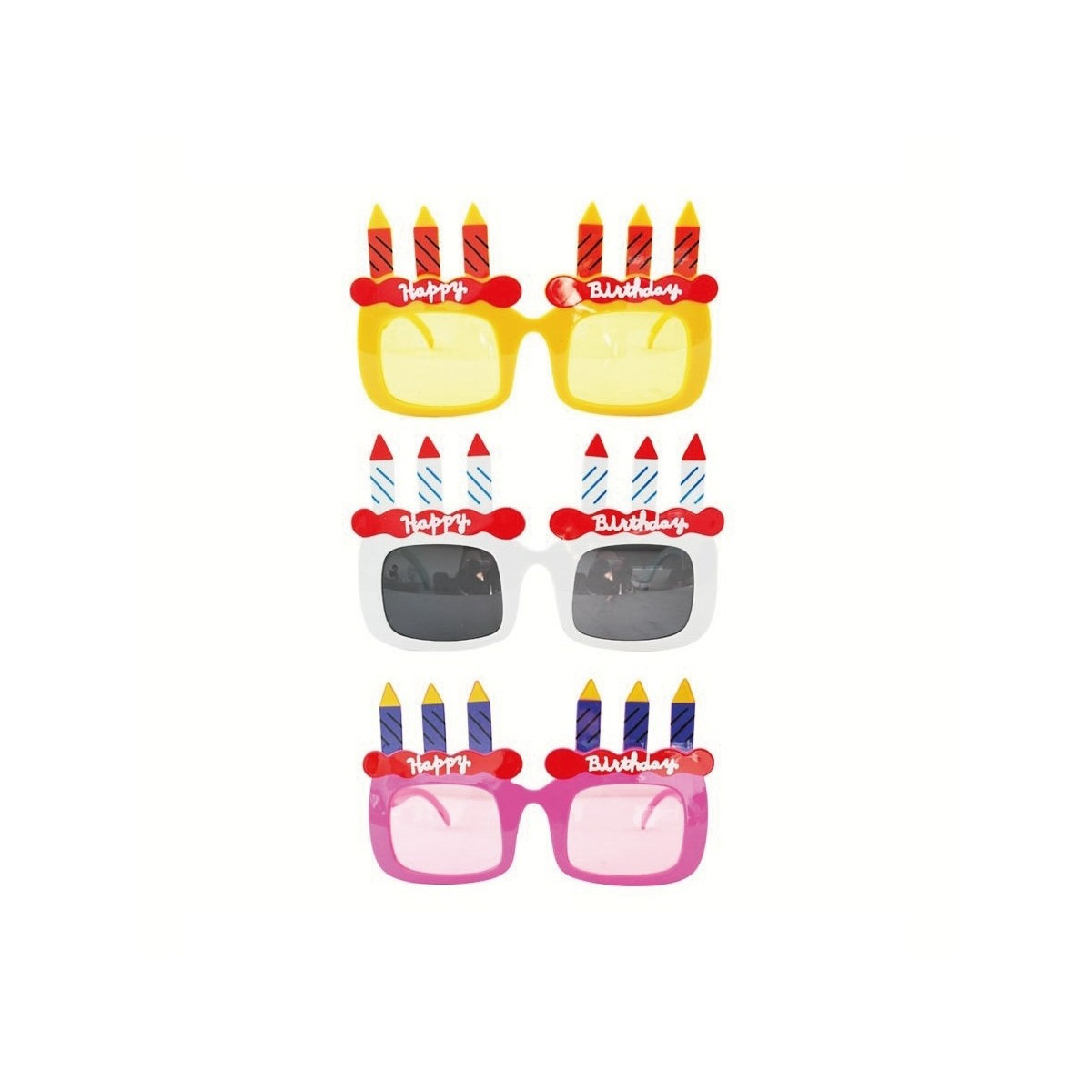 óculos de aniversário