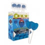 Piruleta Pintalenguas Coração Azul – Sabor Framboesa