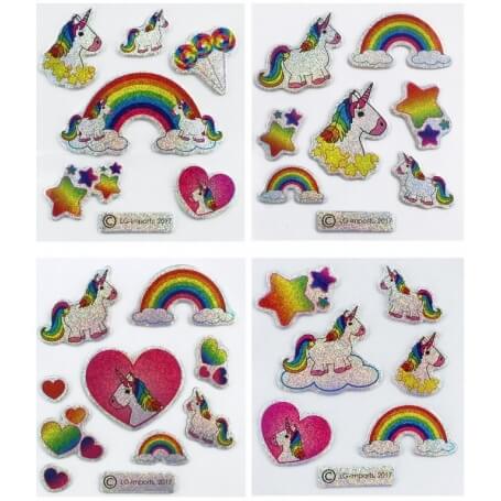 rainbow unicorn paper bunting garland