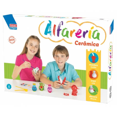 Jogo de olaria para crianças