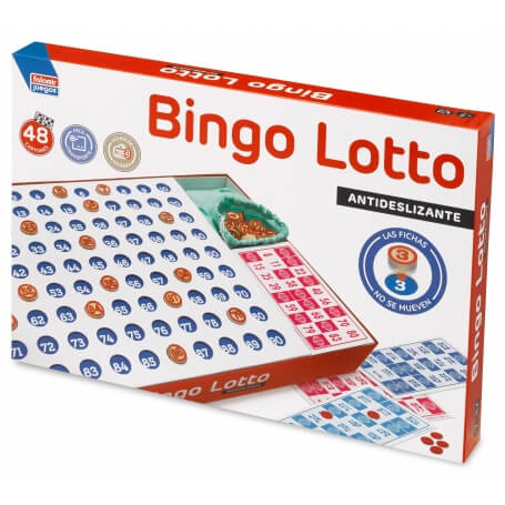 Jogo de tabuleiro de bingo lotto