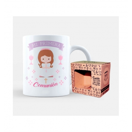 Caneca Da Menina Do Comunhão