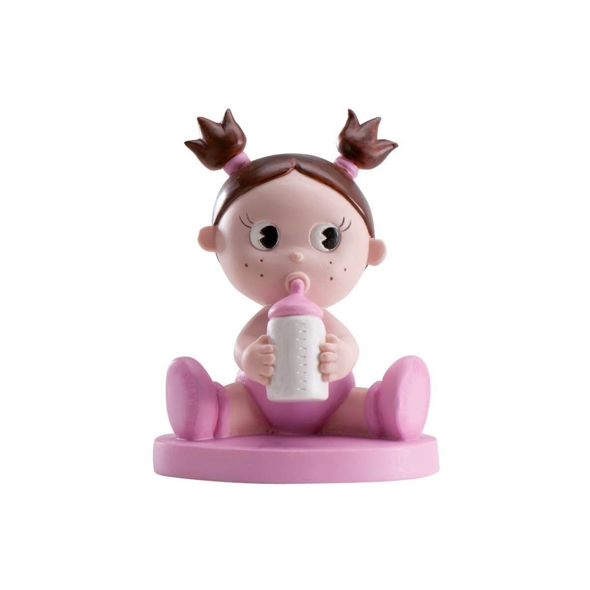 Figura para bolo de batizado menina com chupeta barata