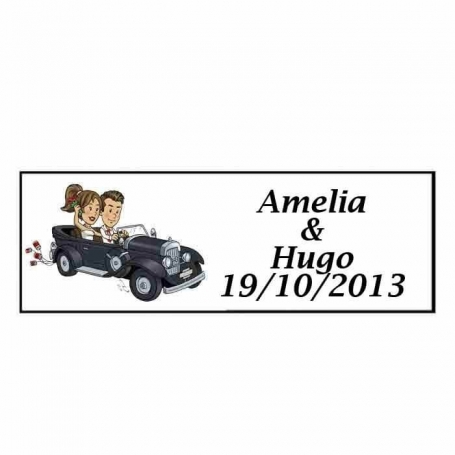 Etiqueta Adesiva Will & Grace Car