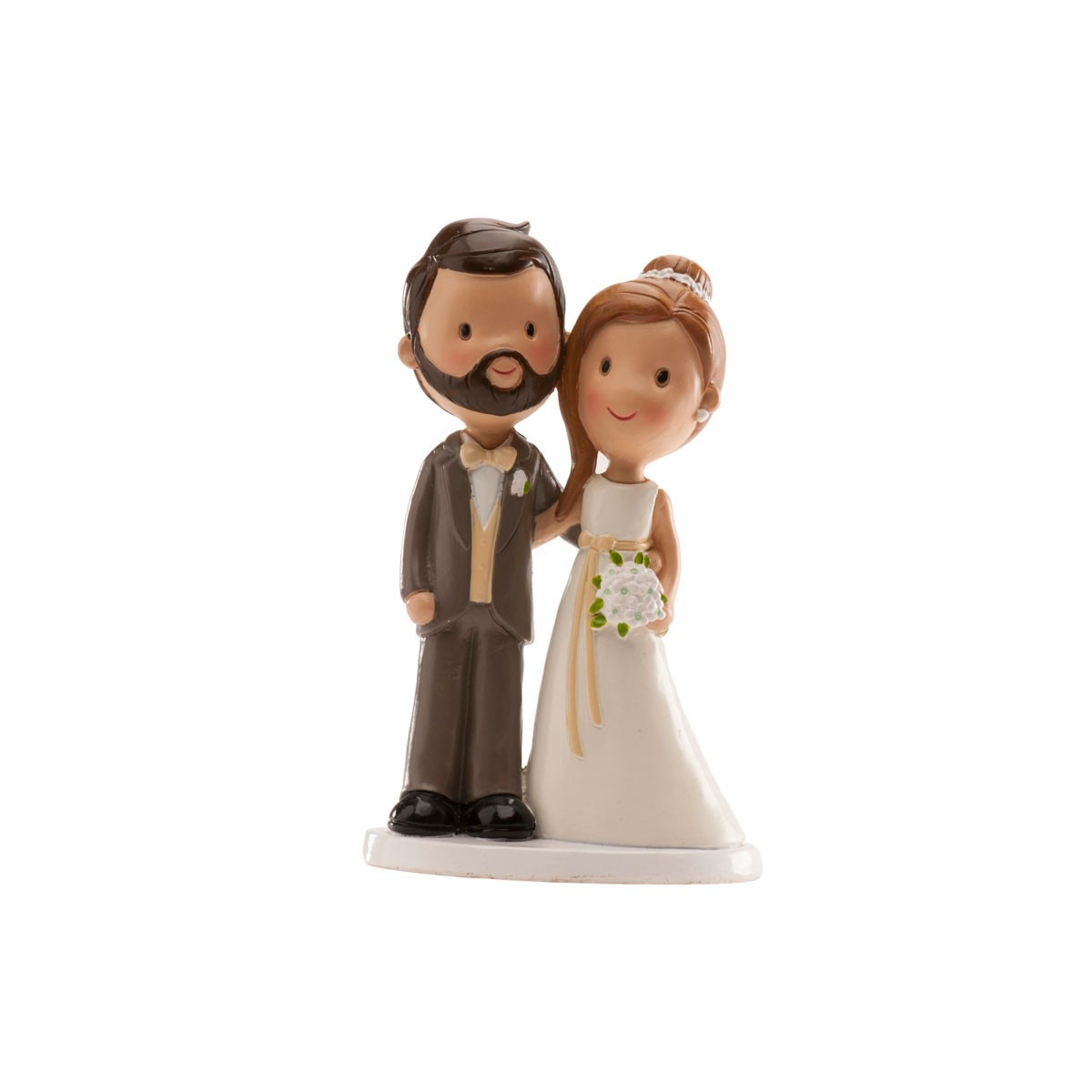 Figura de casais para bolo de casamento