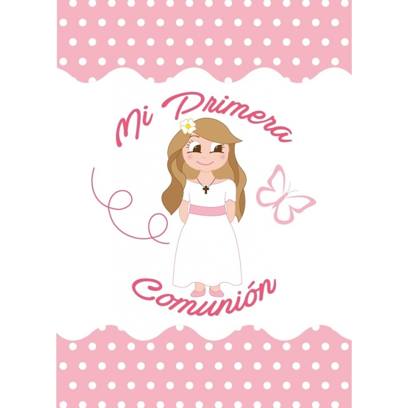Adesivo para Primeira Comunhão Design doce e encantador