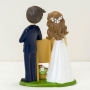 Figura bolo noivos casamento originais