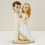 Figura noivos praia para bolo de casamento originais