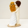 Figura noivos praia para bolo de casamento originais