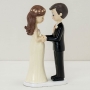 Bonecos de bolo grávida casamento originais