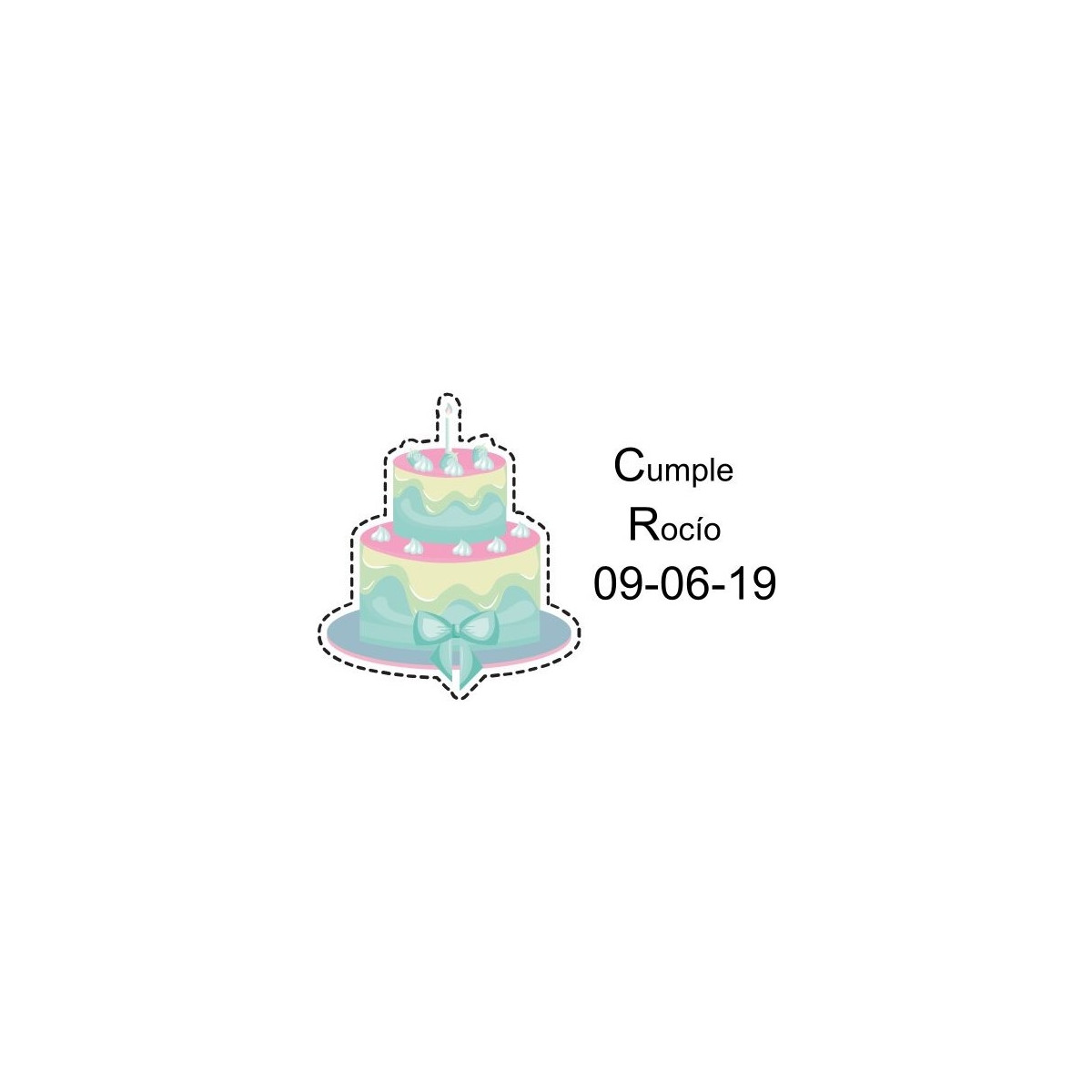 Aniversário adesivos