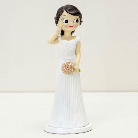 Boneca de bolo de casamento