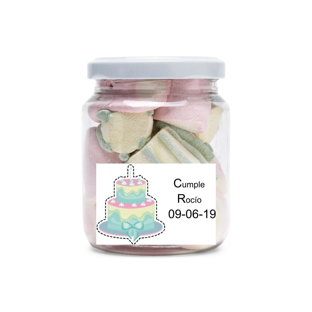 Tarro de doces personalizado