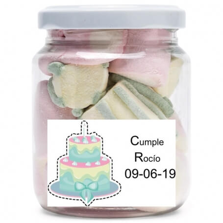 Pote de doces personalizados