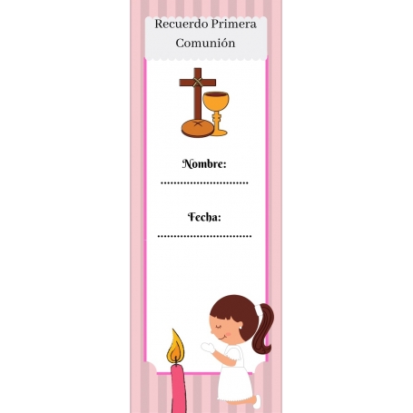 Marcador de página comunhão meninas
