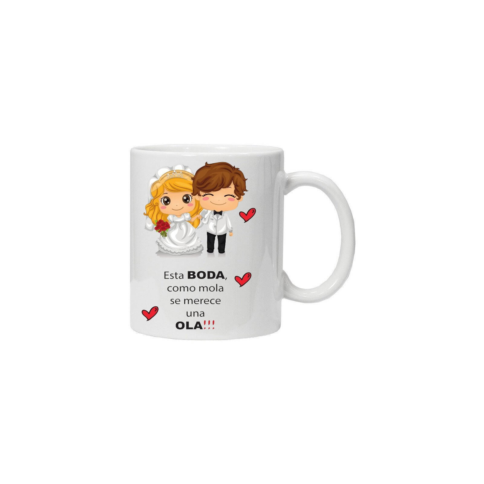 Caneca para detalhes de casamentos outlet