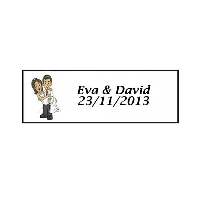 Etiqueta adesiva will & grace