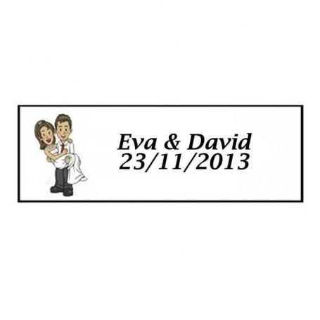 Etiqueta adesiva will & grace