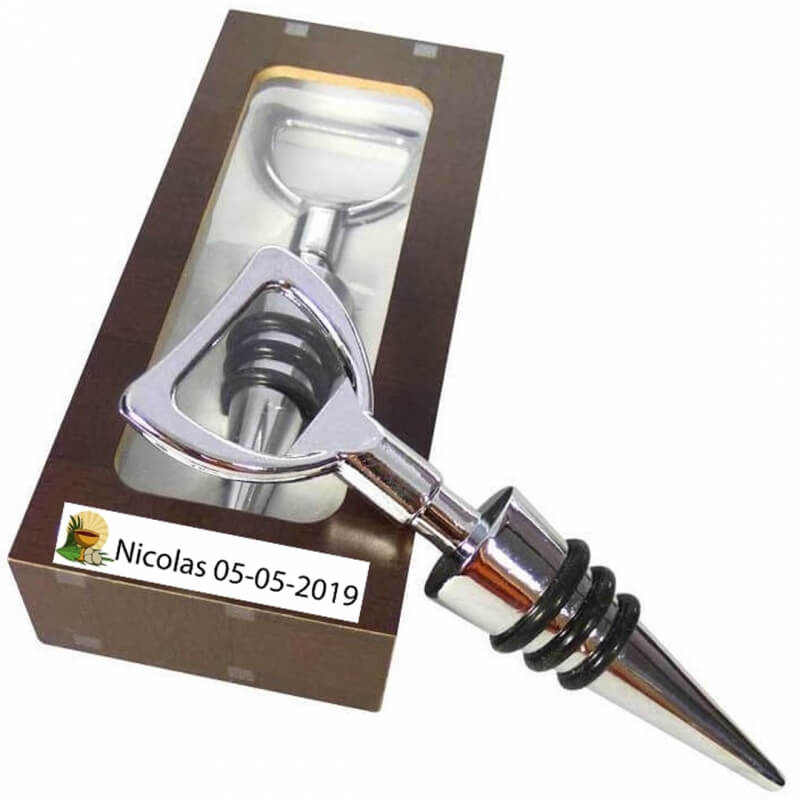 Tampinha de vinho personalizada para comunhão