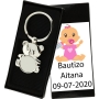 Chaveiro batizado ursinho personalizado