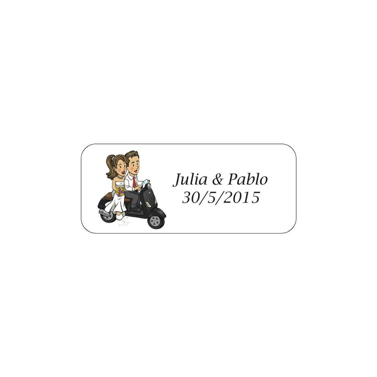 Adesivo Moto Will & Grace