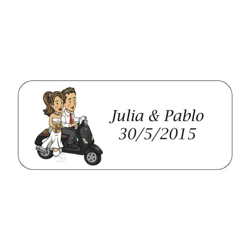 Adesivo Moto Will & Grace