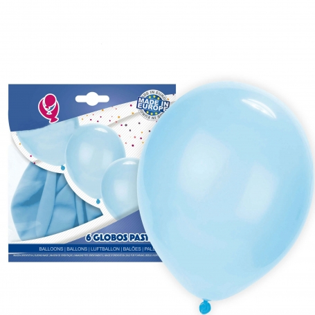 Pacote de balões azul celeste