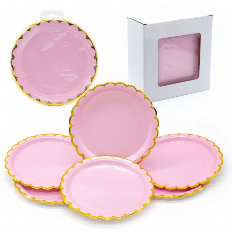 Pack de placas de papelão rosa