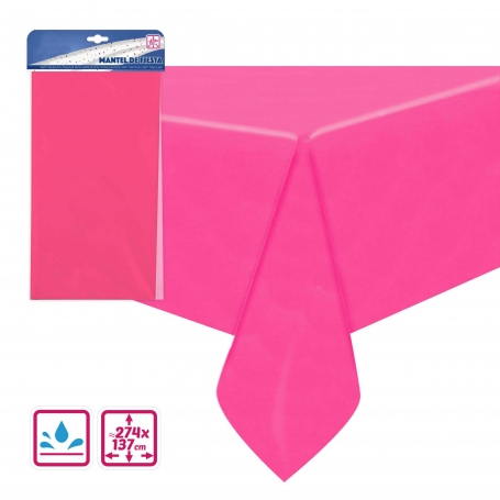 Toalha de mesa rosa