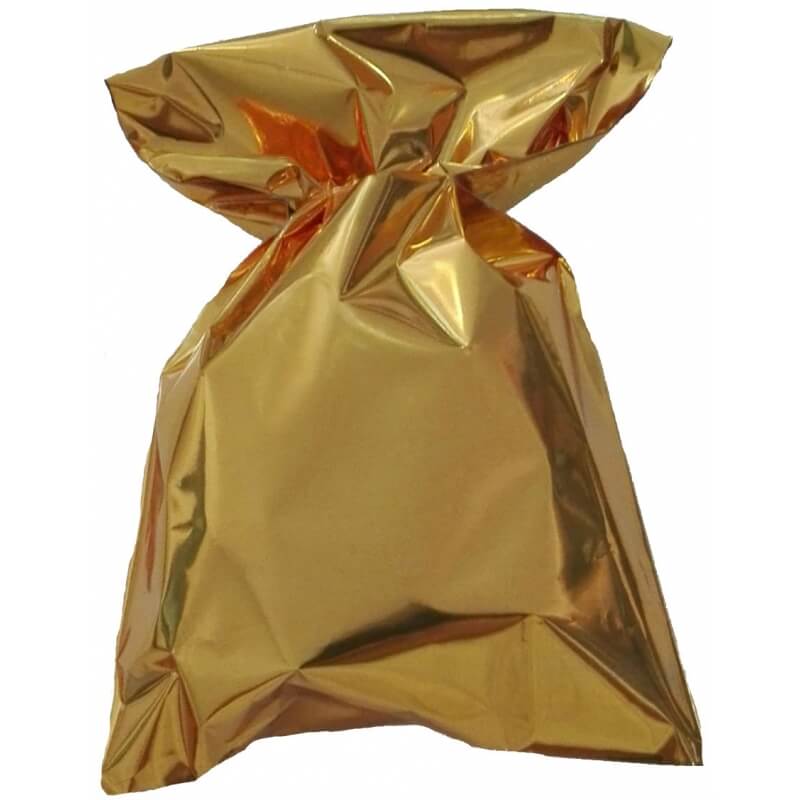 Saco metálico de ouro