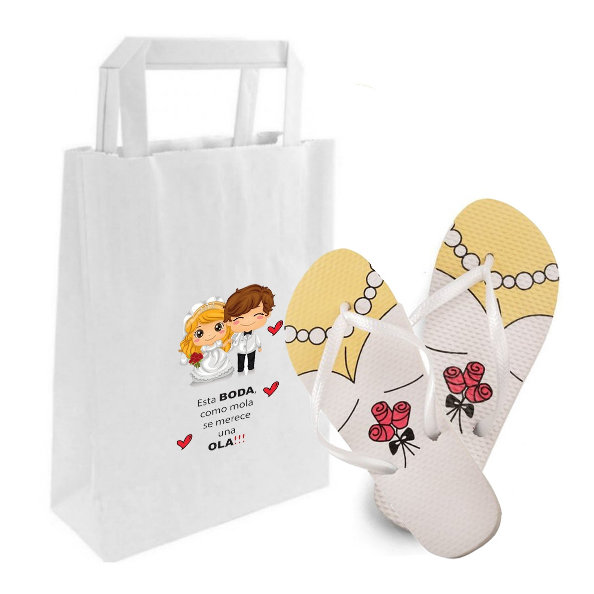 Wedding flip flops casamento