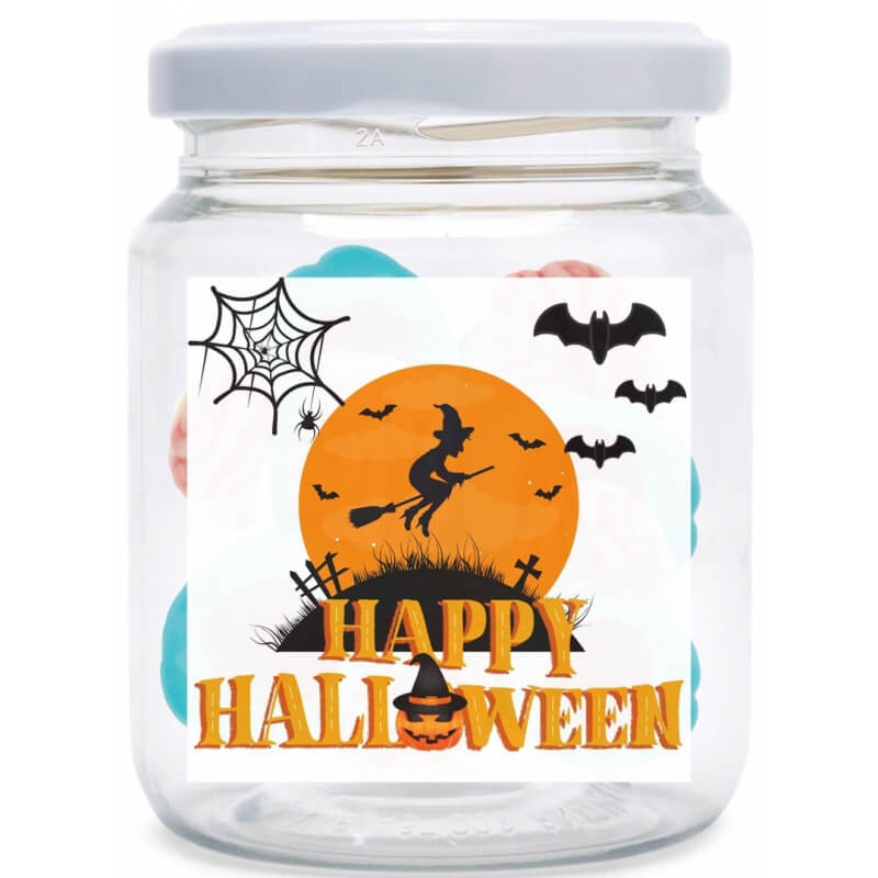 Pote de doces de halloween