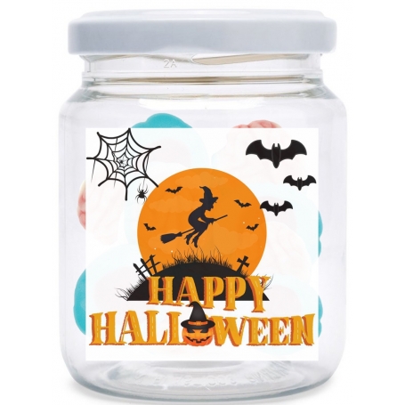 Pote de doces de halloween
