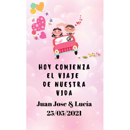 Etiqueta personalizada casamento