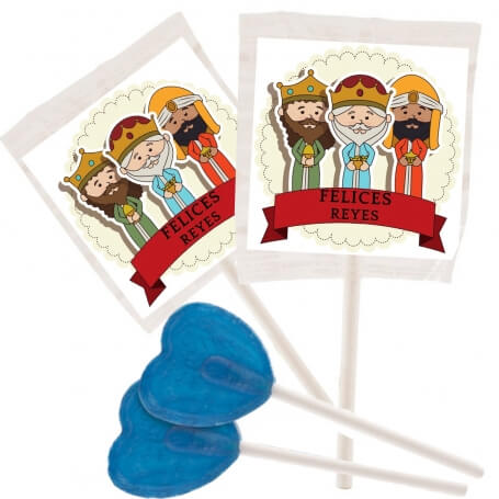 Piruletas pintalínguas reis