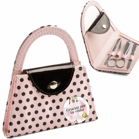 Manicure em bolsinha personalizada para brindes promocionais