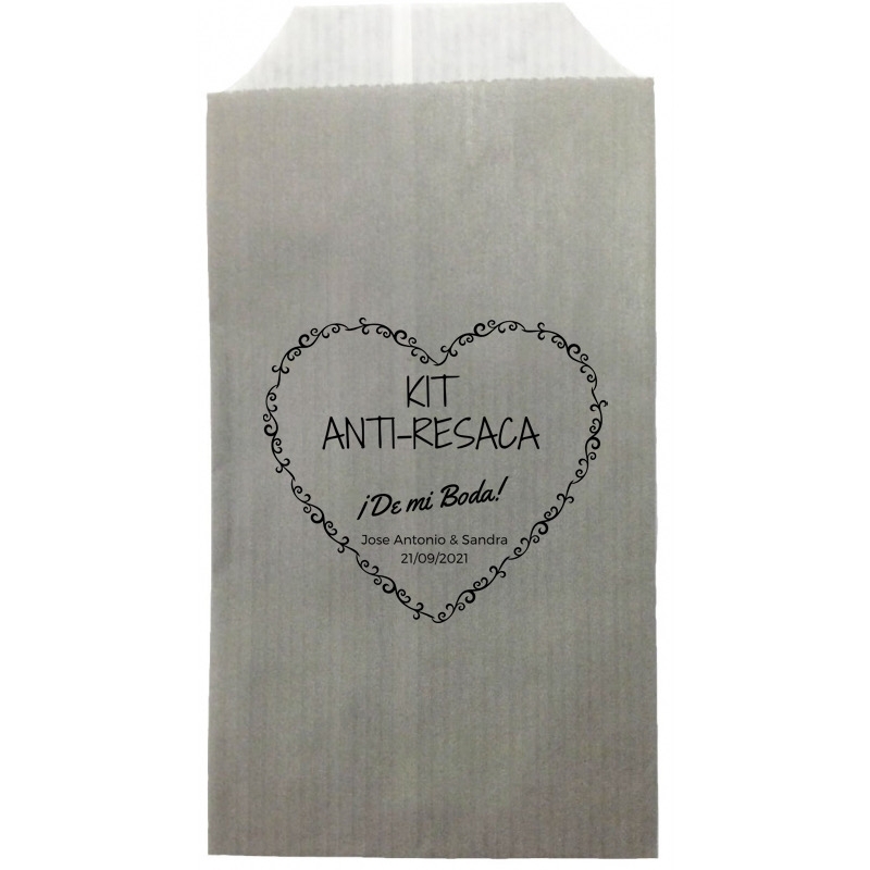 Kit anti ressaca de casamentos personalizado