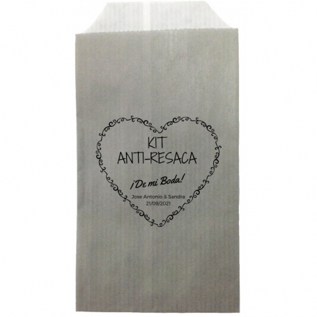 Kit anti ressaca de casamentos personalizado