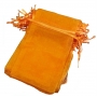Bolsa de organza laranja escuro 13 x 17
