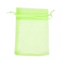 Saco de organza verde claro 7 x 10