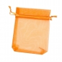 Bolsa de organza laranja escuro 7 x 10