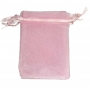 Bolsa De Organza Rosa Claro Para Detalhes 15 X 20