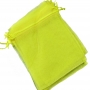 10 x 13 sacos amarelos de organza