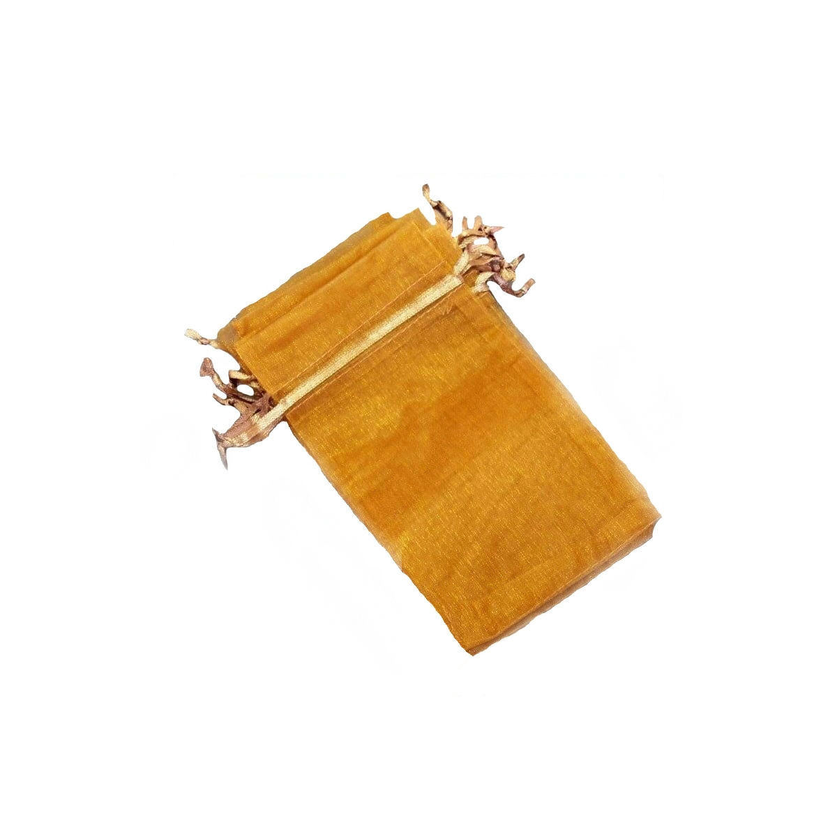 Sacos de organza laranja 10 x 13
