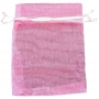 Sacos de organza de goma de mascar rosa 10x13