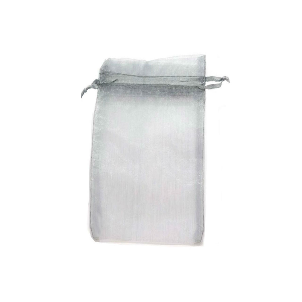 Saco de organza prata 9 x 15