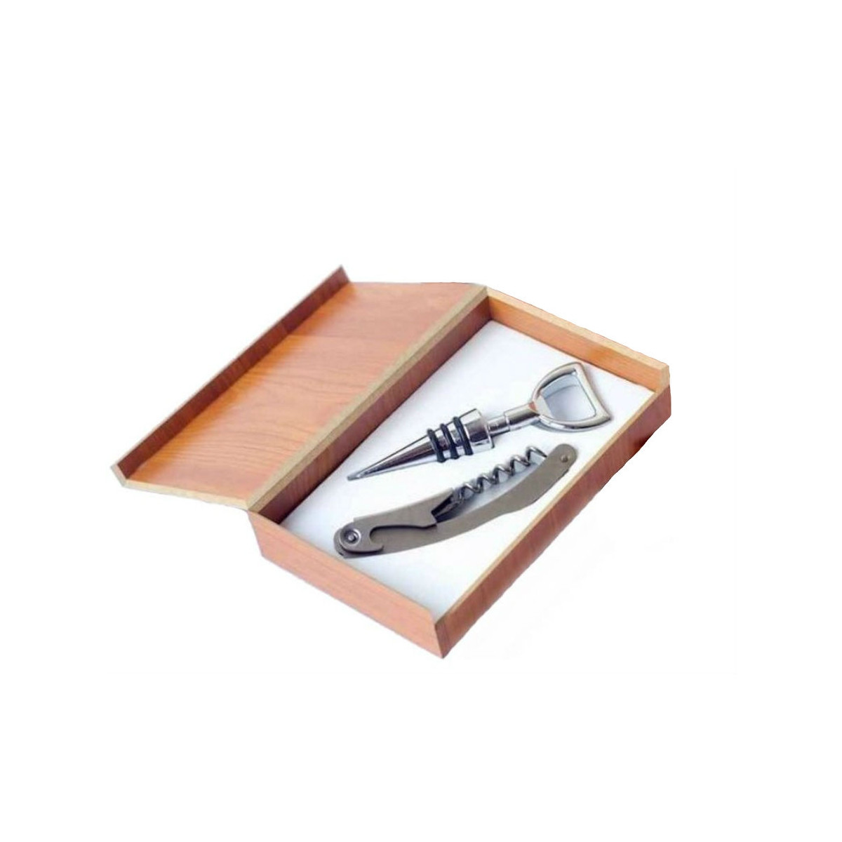 Estuche sacacorchos tapón de vino y abridor