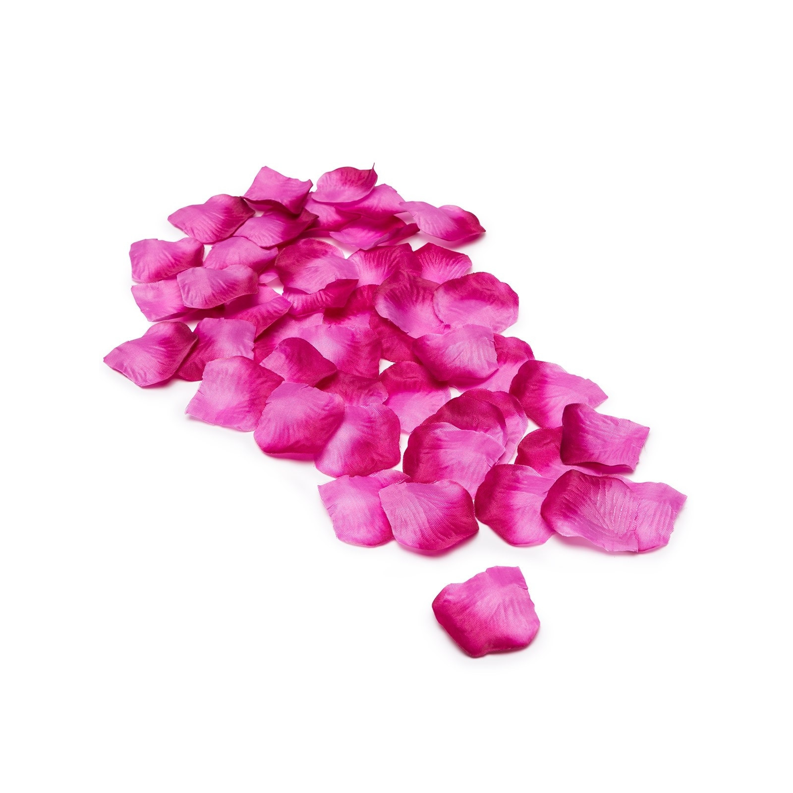 Pétalas de Rosa Artificiais na Cor Rosa Fúcsia para Decoração