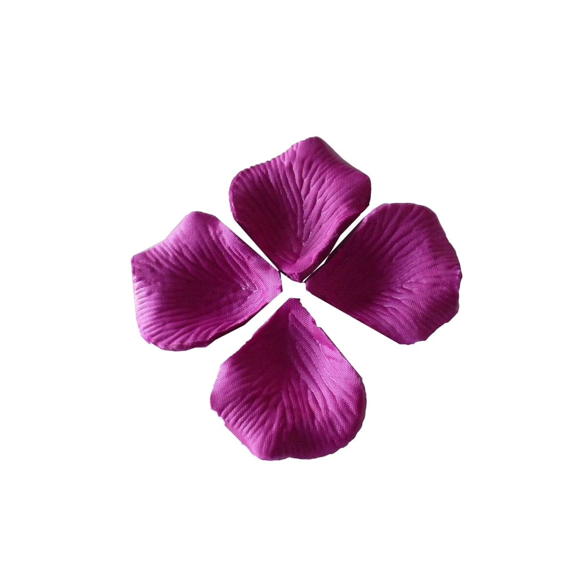 Pétalas de rosas artificiais roxas